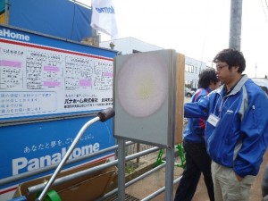 ガスバーナーで耐熱性を確認